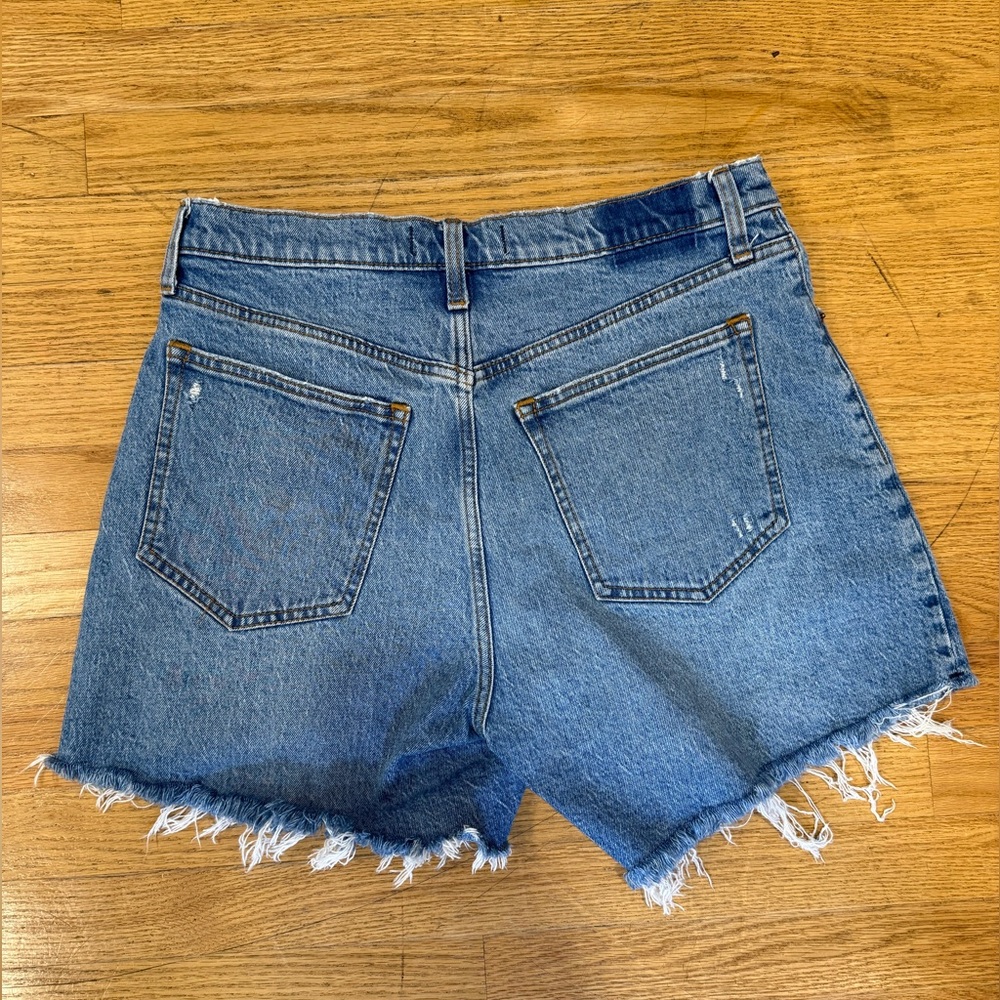 Abercrombie & Fit Curve Love High Rise Dad Shorts - Picture 3 of 3